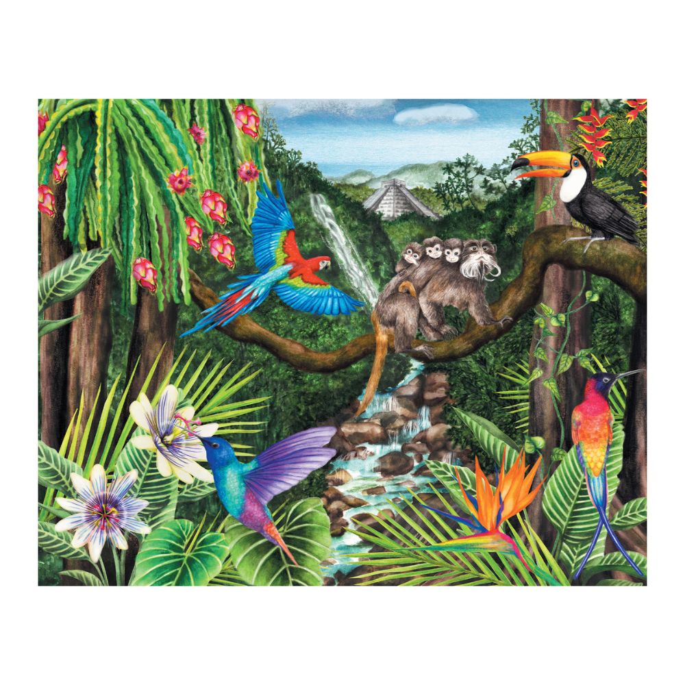 Jigsaws in a Tray 100 Piece - Jungle Life