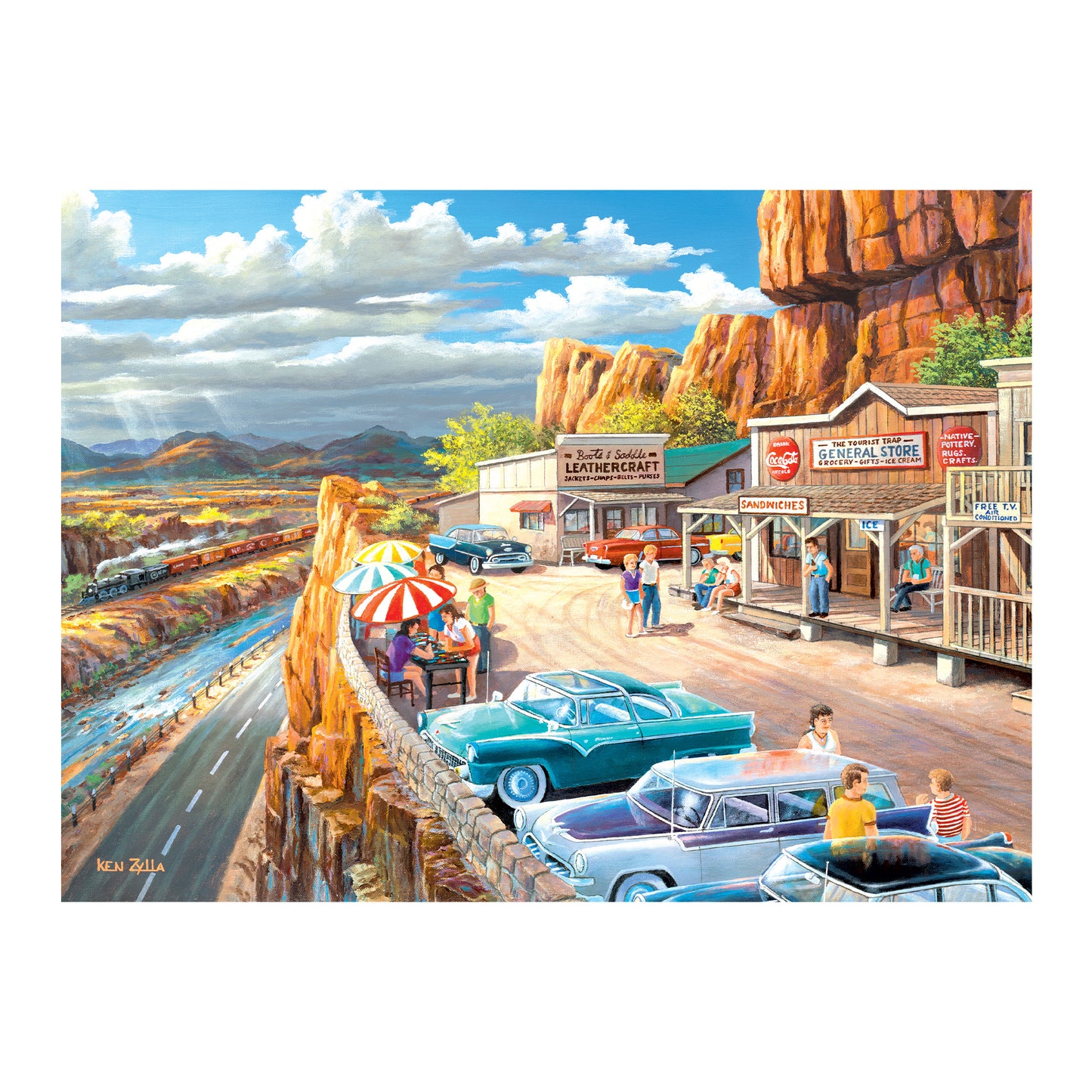 Jigsaws in a Tray 35 Piece - Road Trip