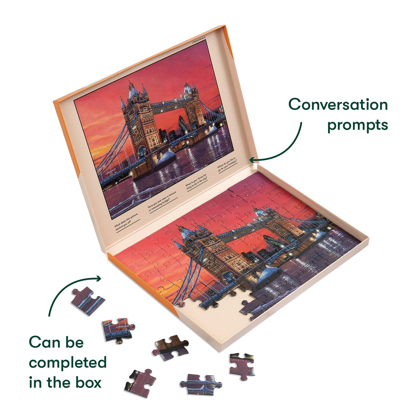 Jigsaws in a Tray 63 Piece - City Dusk