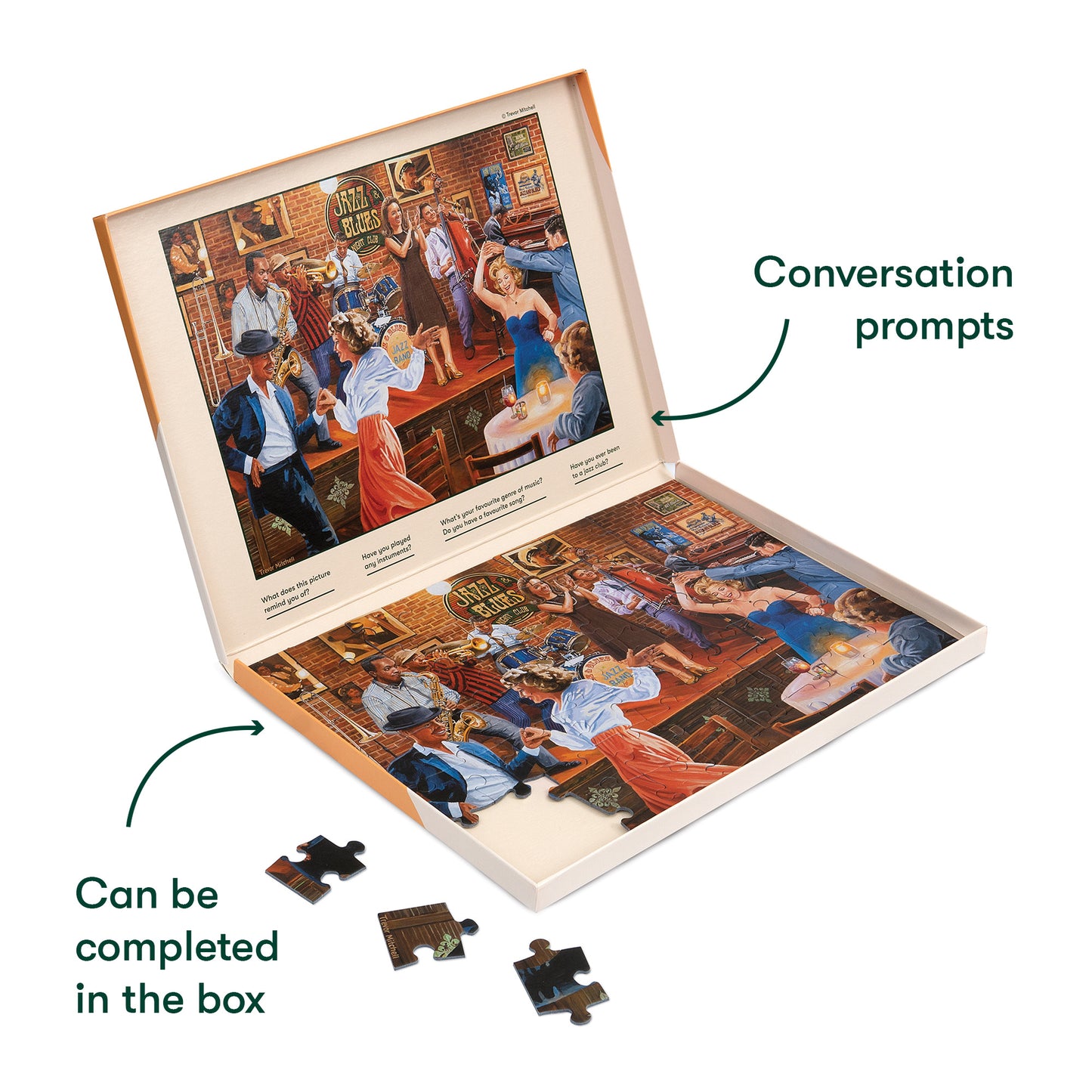 Jigsaws in a Tray 63 Piece - Dancing Shoes