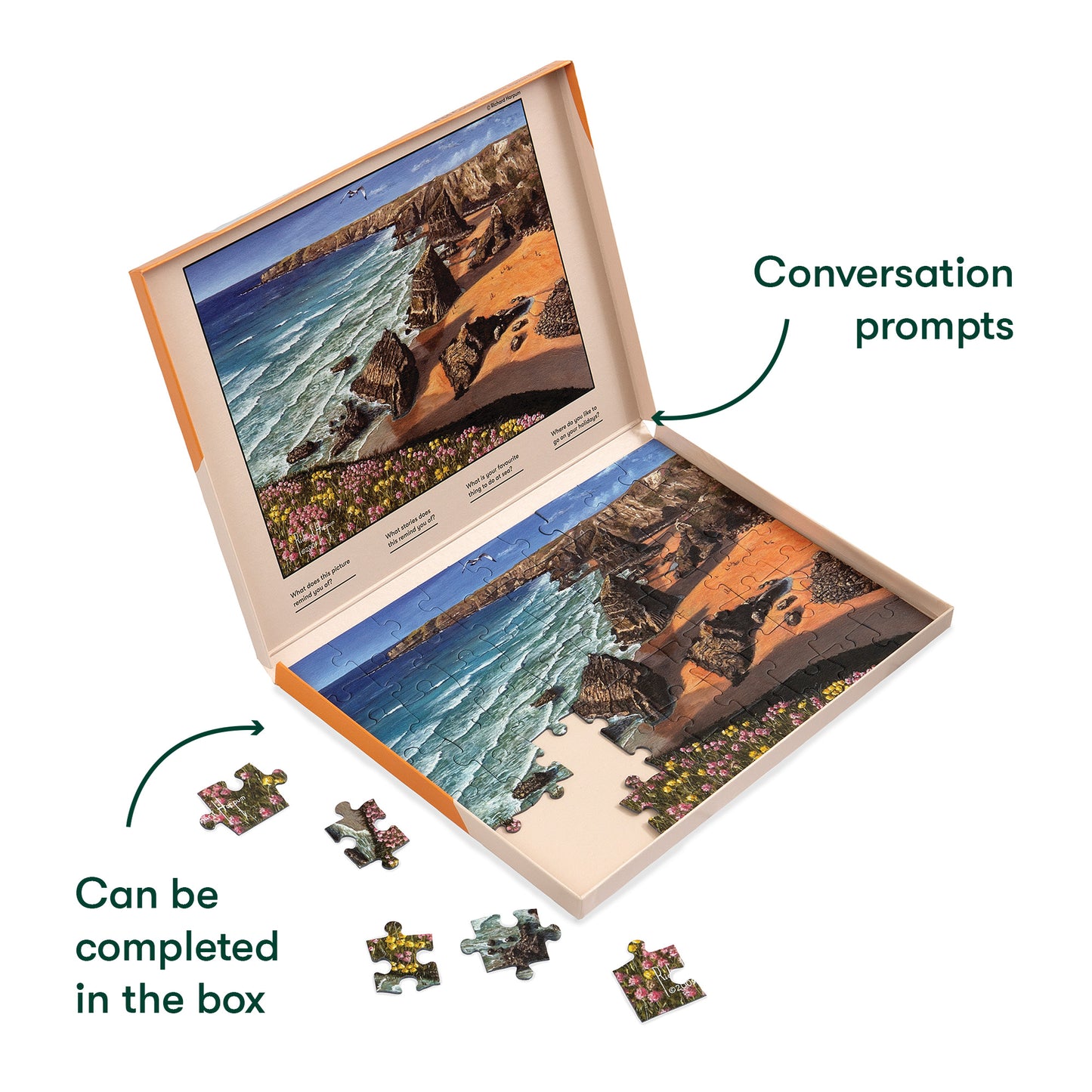Jigsaws in a Tray 63 Piece - Wild Coast