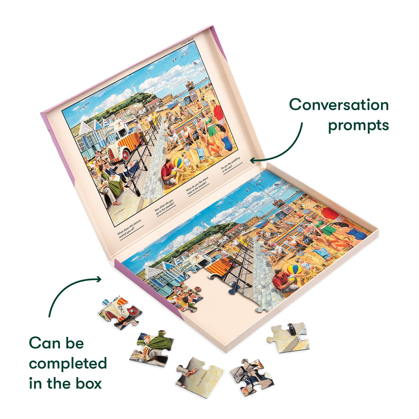 Jigsaws in a Tray 35 Piece - Seaside Nostalgia