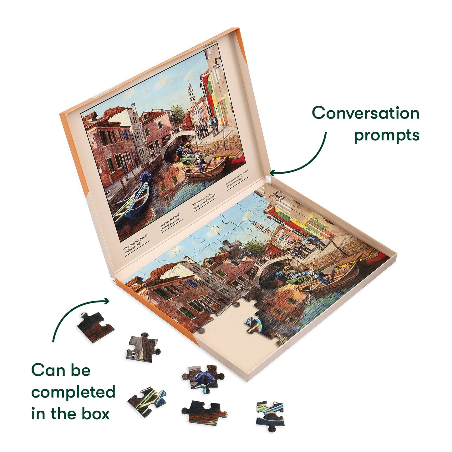Jigsaws in a Tray 63 Piece - Burano Island