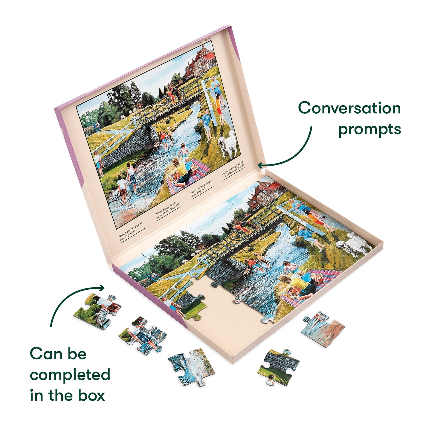 Jigsaws in a Tray 35 Piece - Spring Picnic