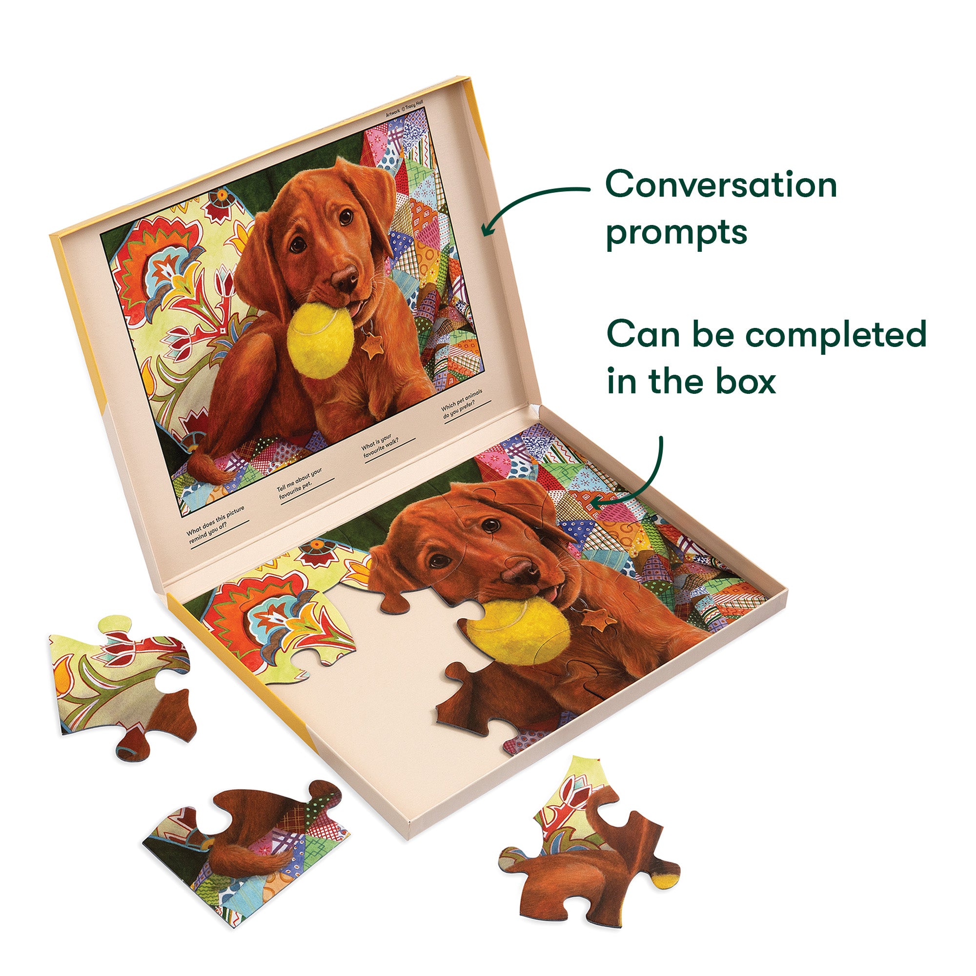 Jigsaws in a Tray 13 Piece - Puppy Playtime