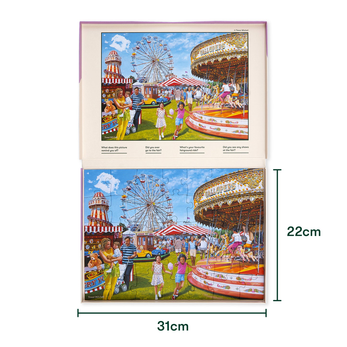 Jigsaws in a Tray 35 Piece - The Fairs in Town