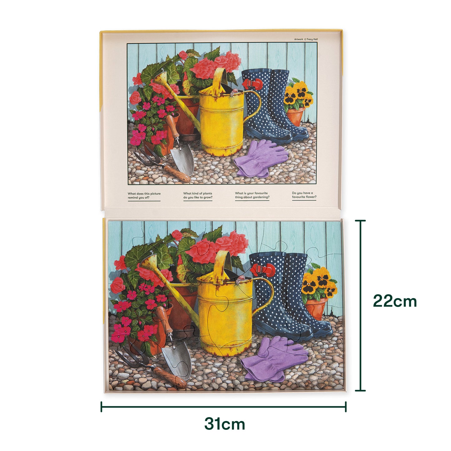 Jigsaws in a Tray 13 Piece - Blooming Lovely