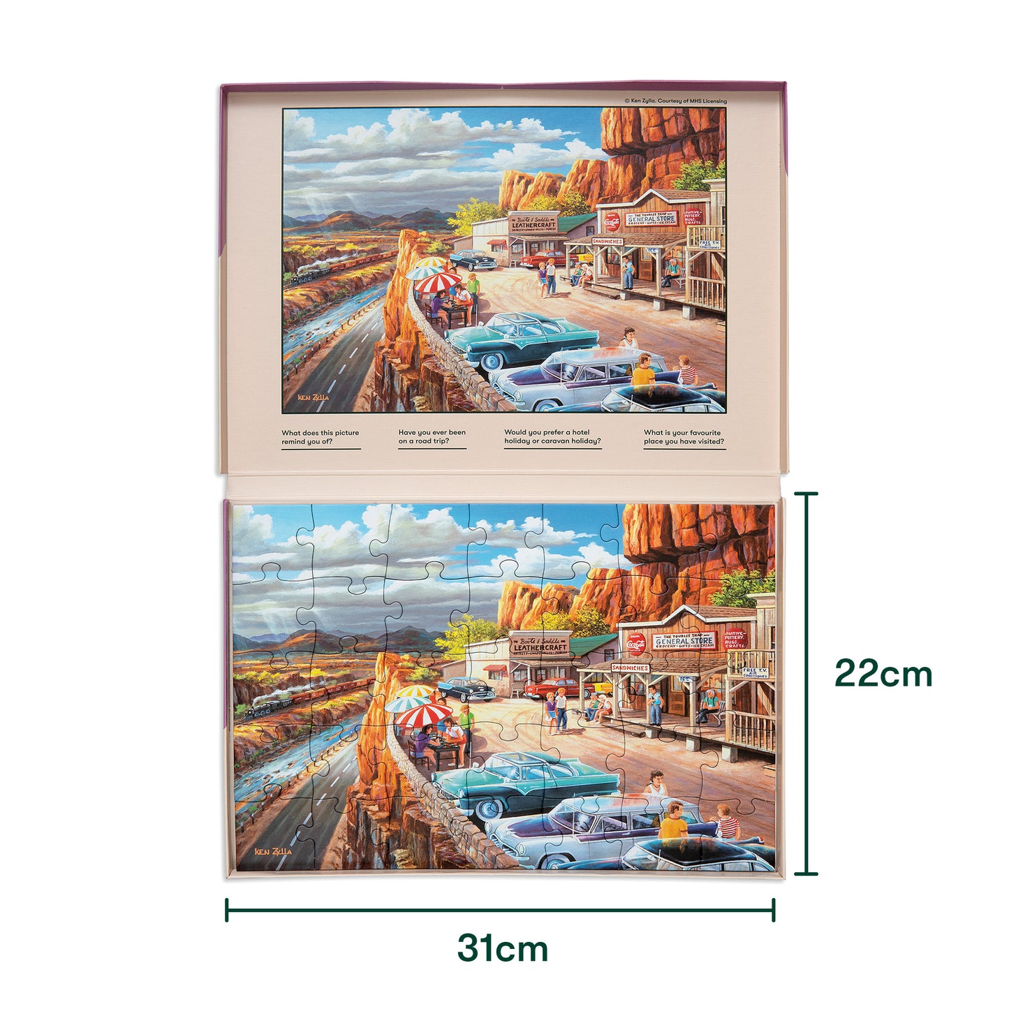 Jigsaws in a Tray 35 Piece - Road Trip