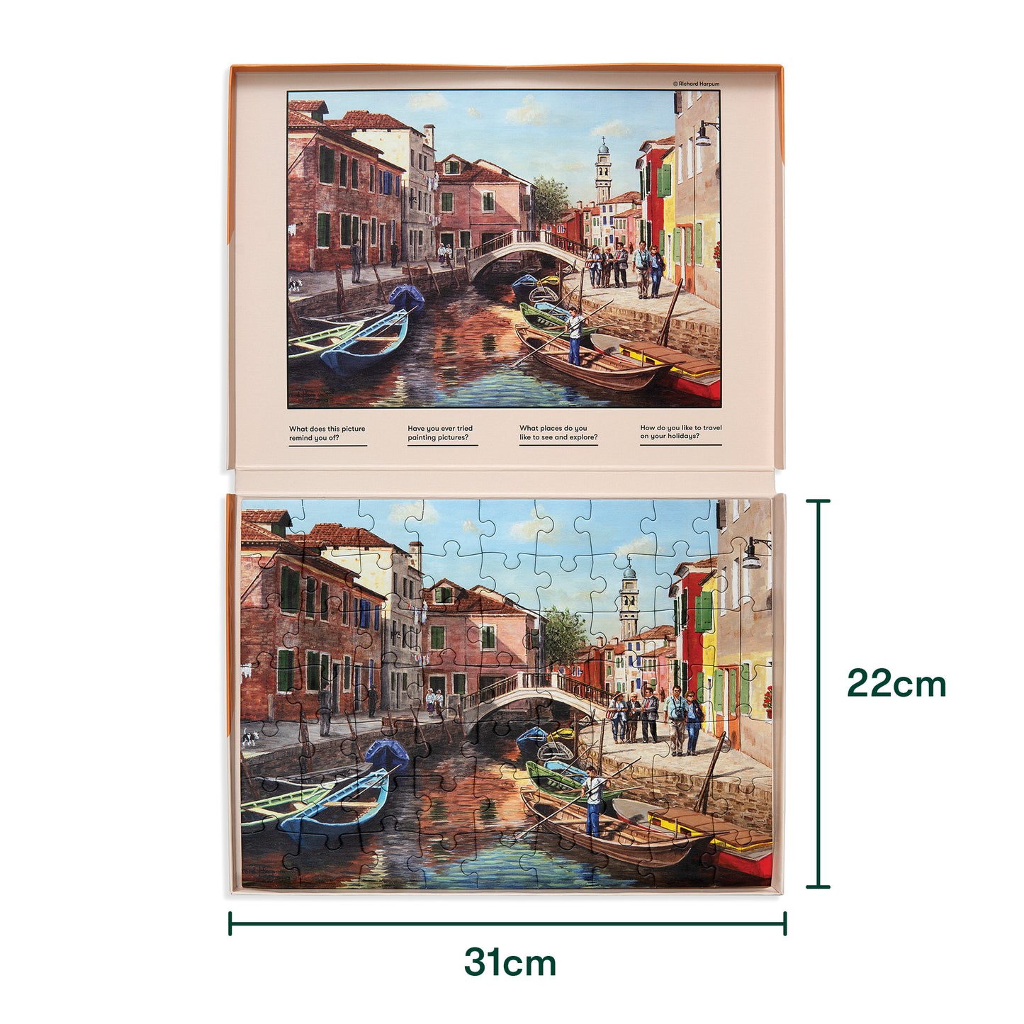 Jigsaws in a Tray 63 Piece - Burano Island