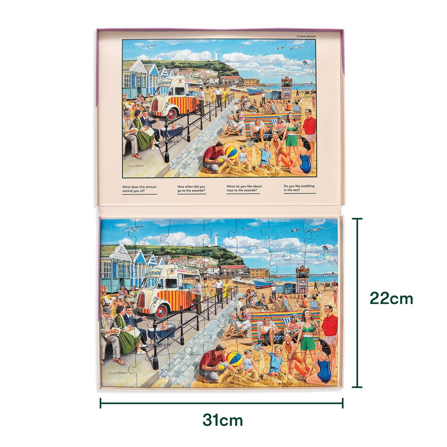 Jigsaws in a Tray 35 Piece - Seaside Nostalgia