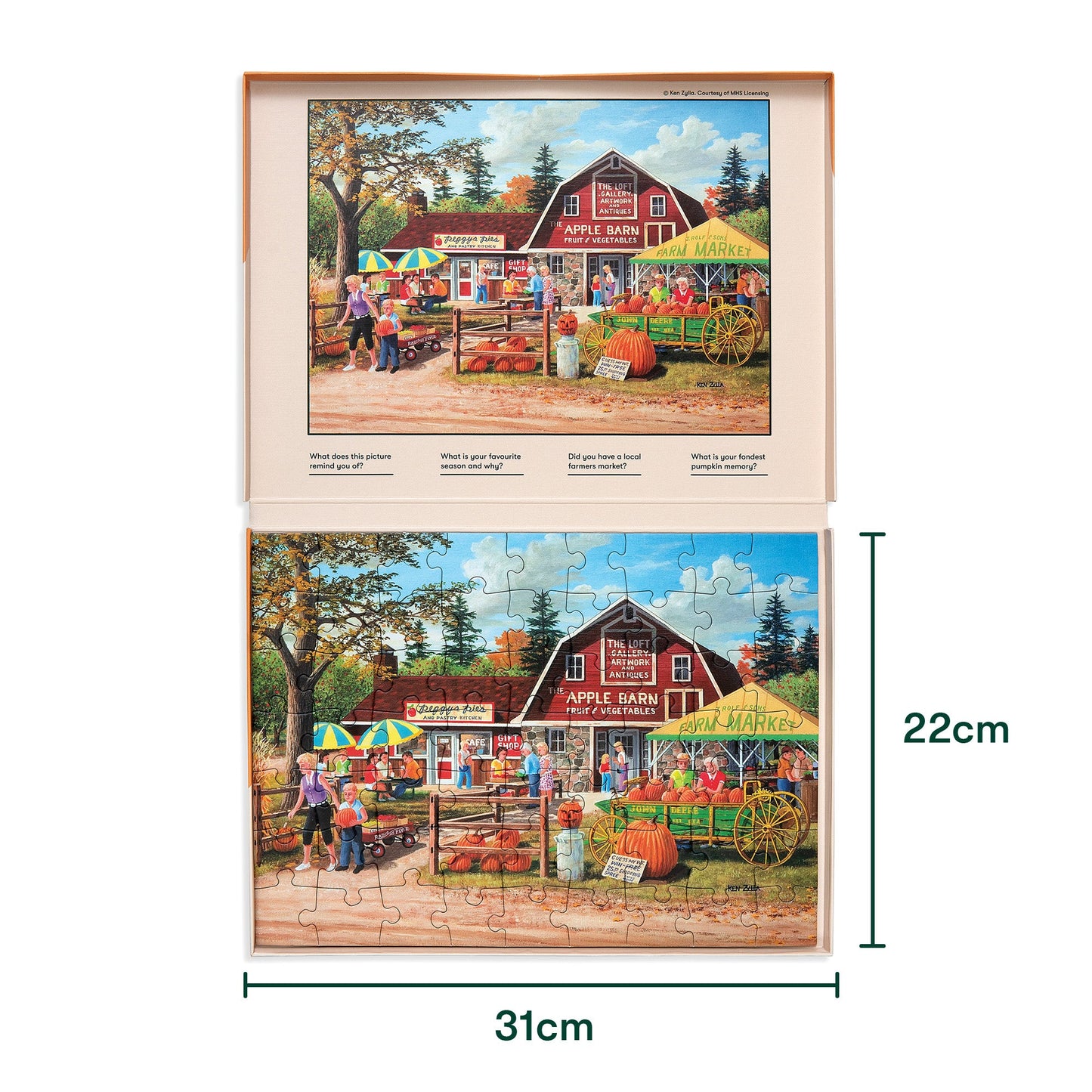 Jigsaws in a Tray 63 Piece - Lakeside Vacation