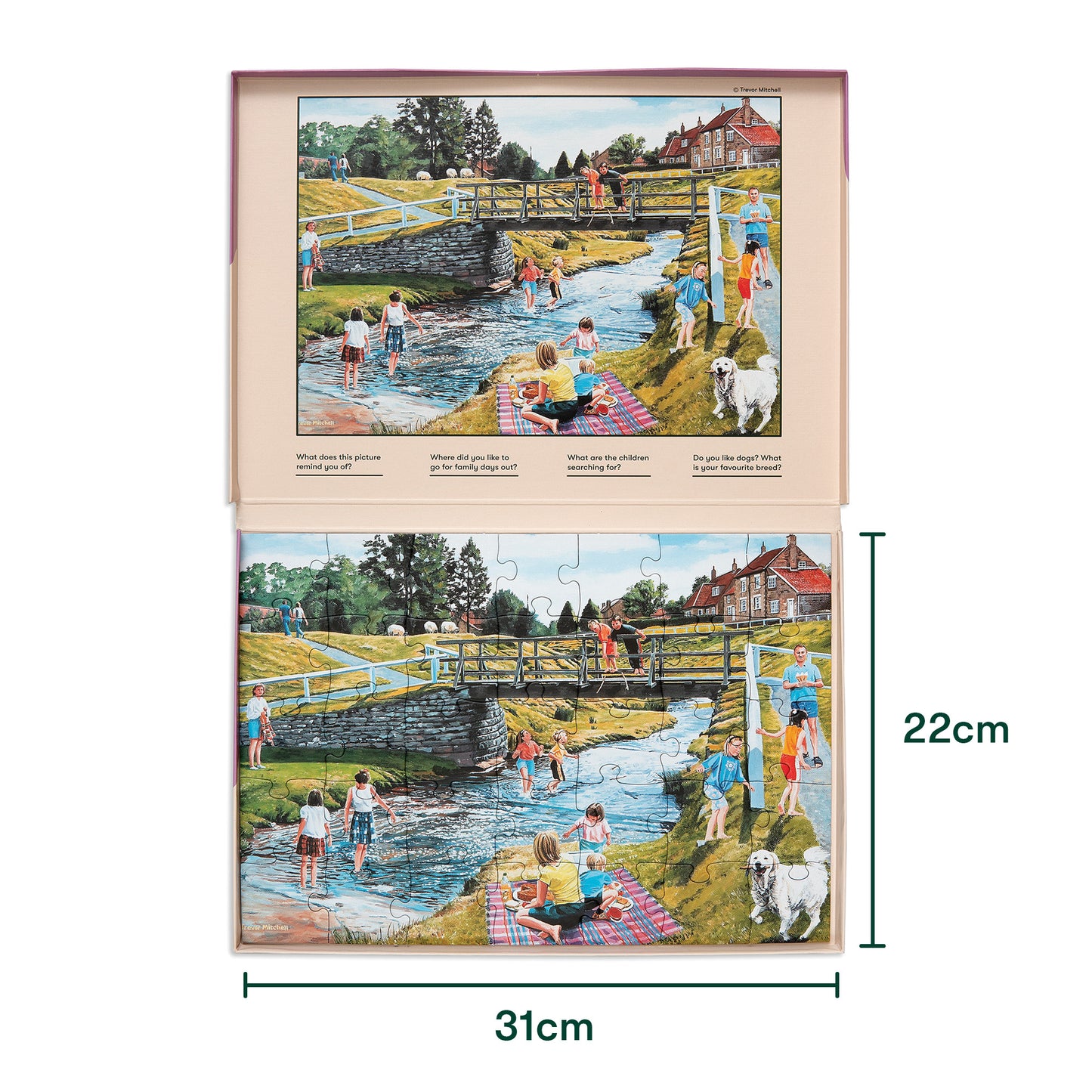 Jigsaws in a Tray 35 Piece - Spring Picnic