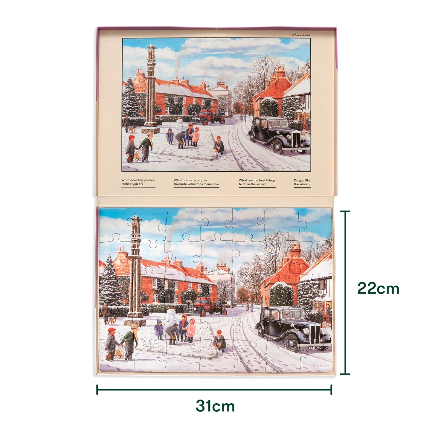 Jigsaws in a Tray 35 Piece - Winter Snow