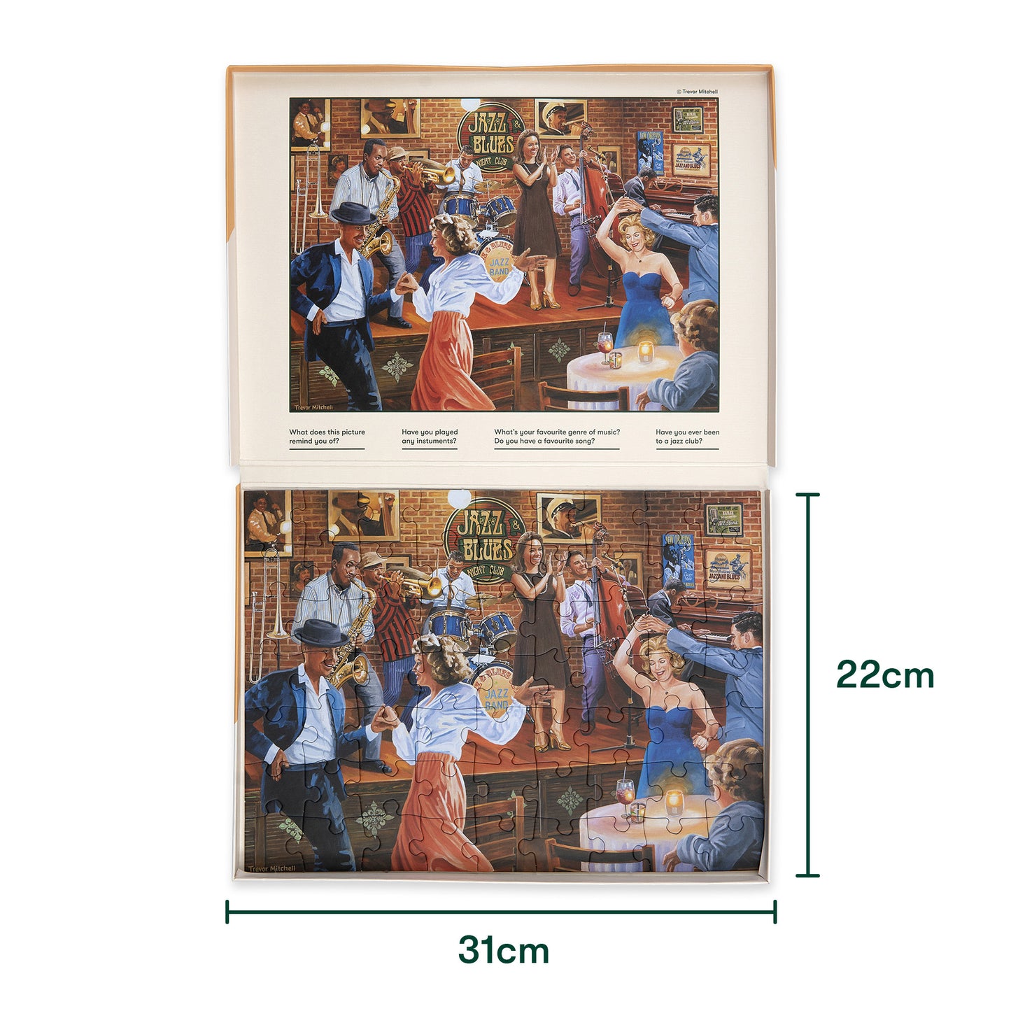 Jigsaws in a Tray 63 Piece - Dancing Shoes