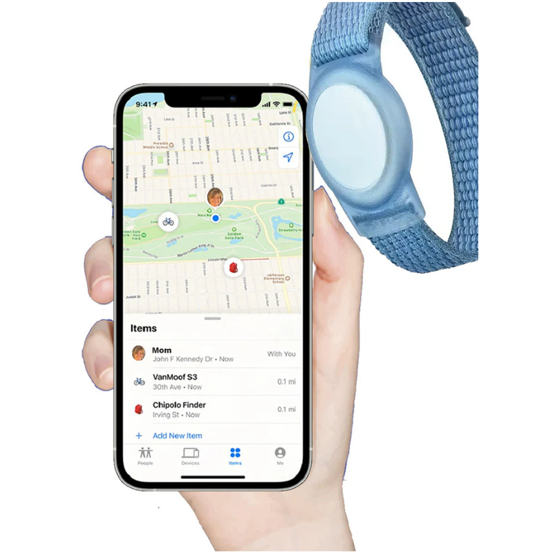 Smart Tracker Wrist & Ankle Band – Works with Apple Find My (iOS Only)