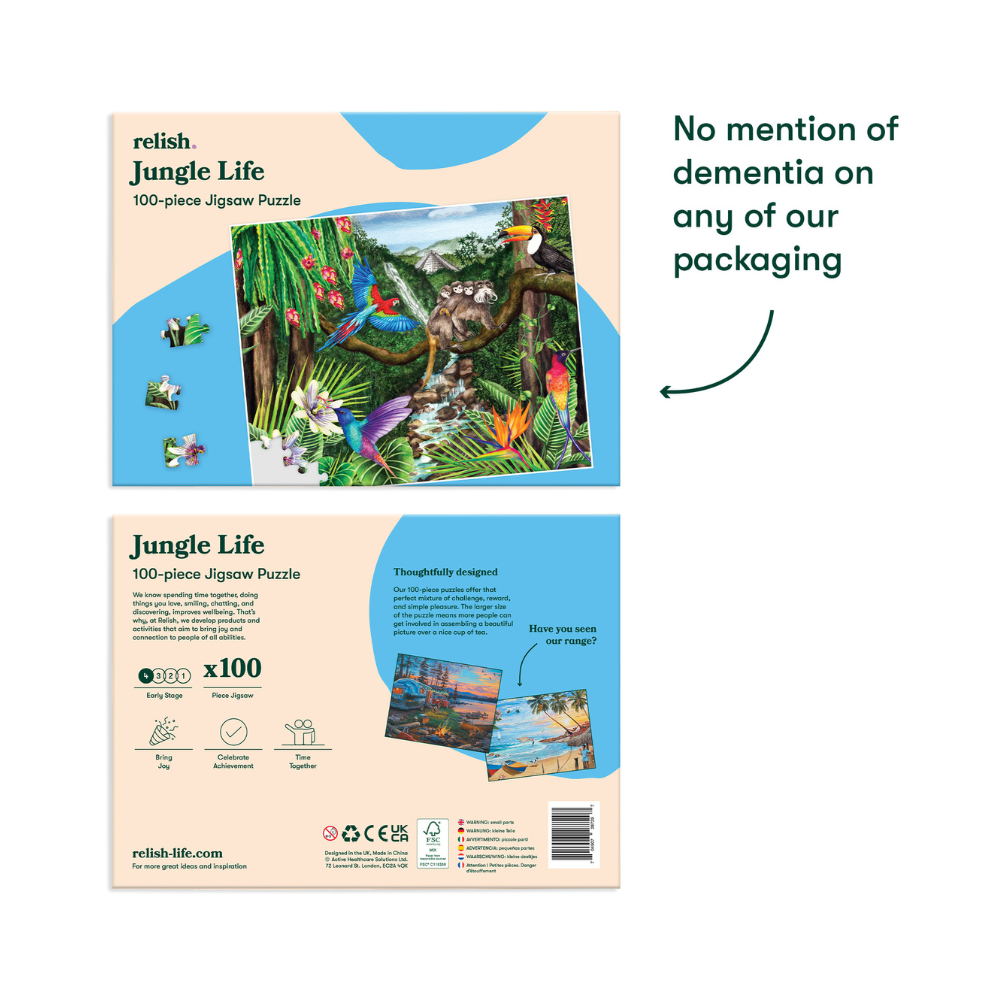 Jigsaws in a Tray 100 Piece - Jungle Life