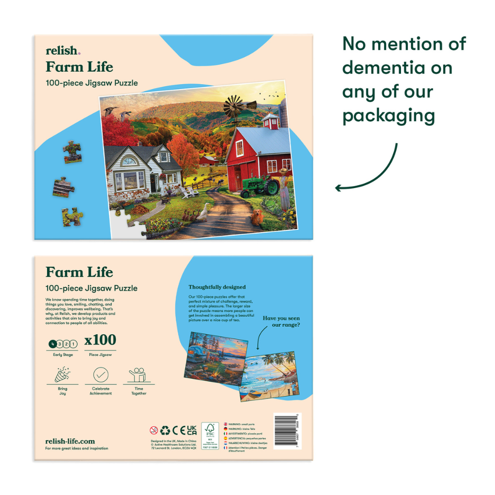 Jigsaws in a Tray 100 Piece - Farm Life