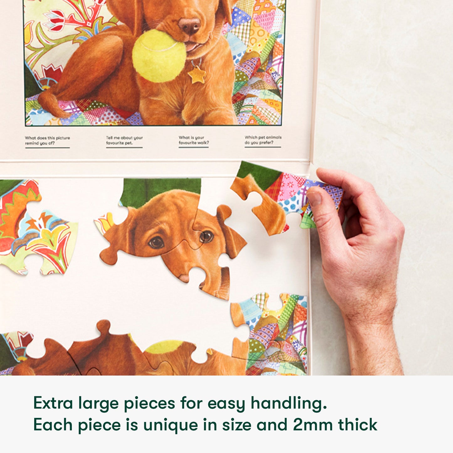 Jigsaws in a Tray 13 Piece - Puppy Playtime