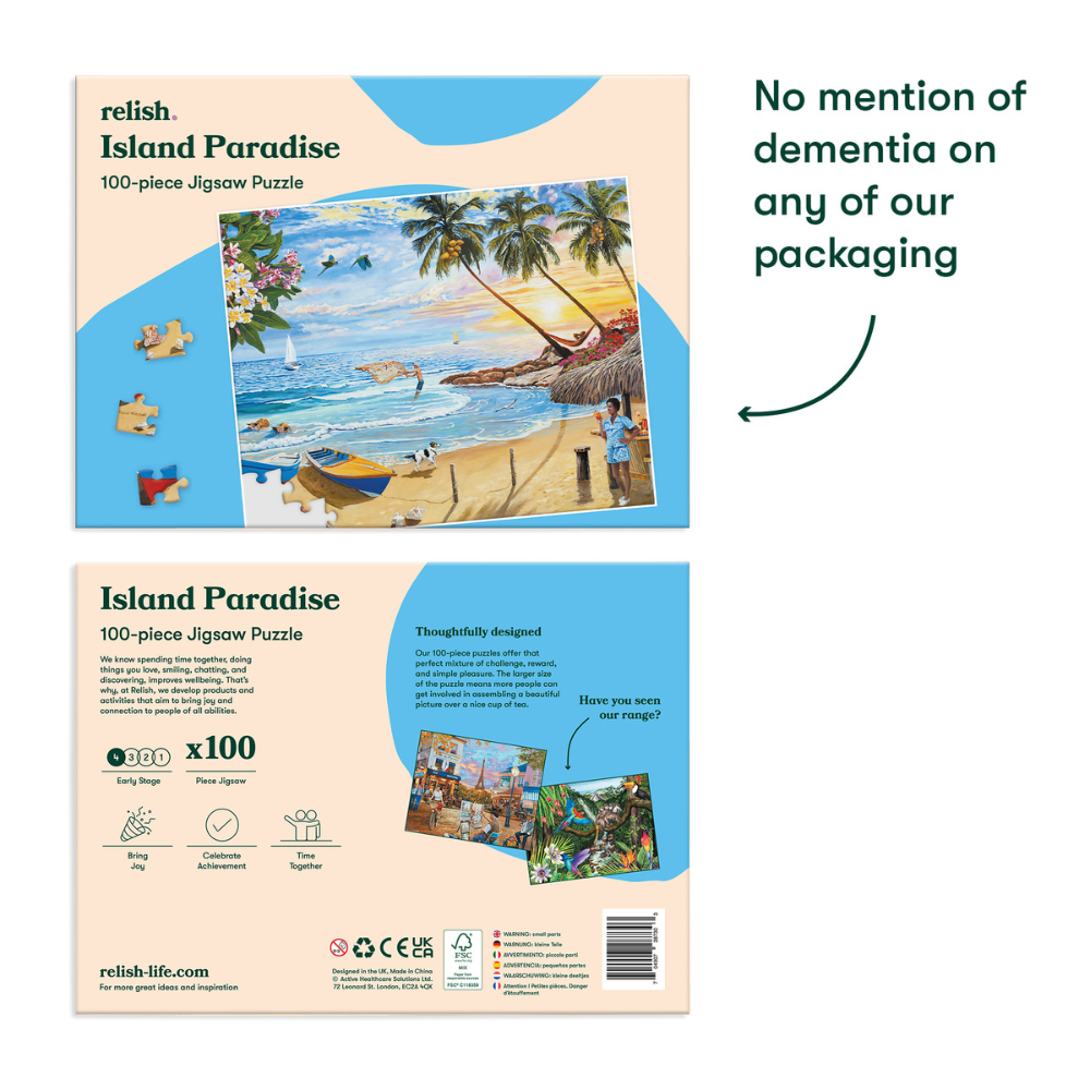 Jigsaws in a Tray 100 Piece - Island Paradise