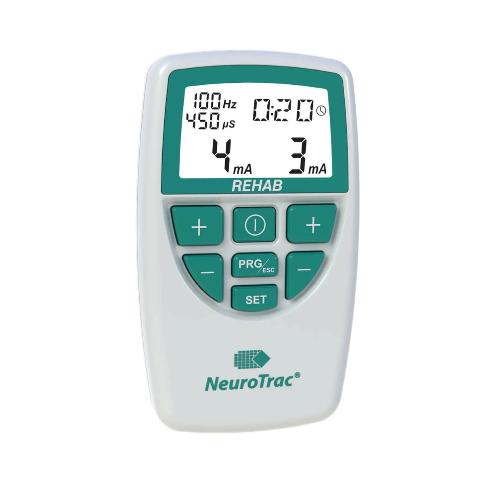 NeuroTrac Rehab Dual Channel EMS & TENS Machine (With Hand Remote)