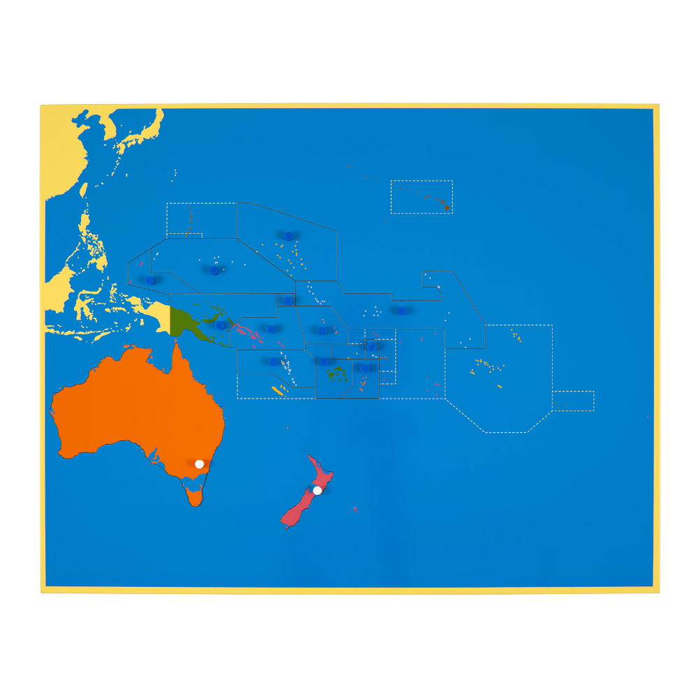 Puzzle Map: Oceania