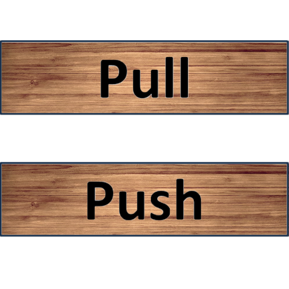 Timber Grain Signage