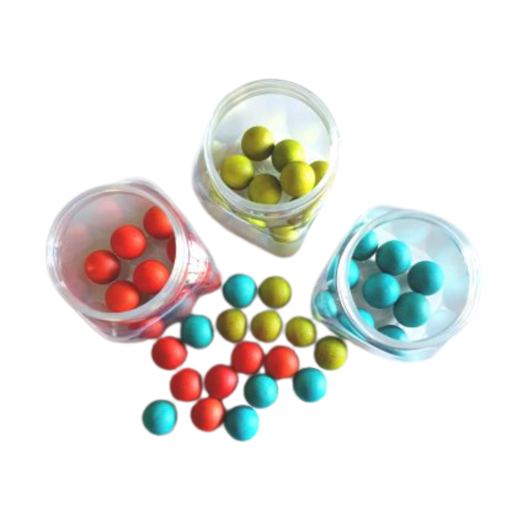 Coloured Wooden Ball Sort Activity