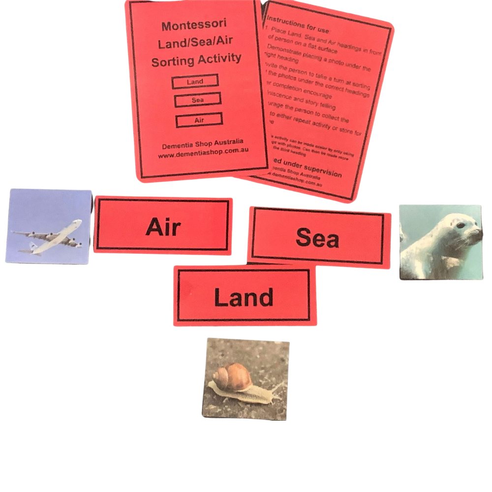 Montessori Three Part Matching Activity Level 3