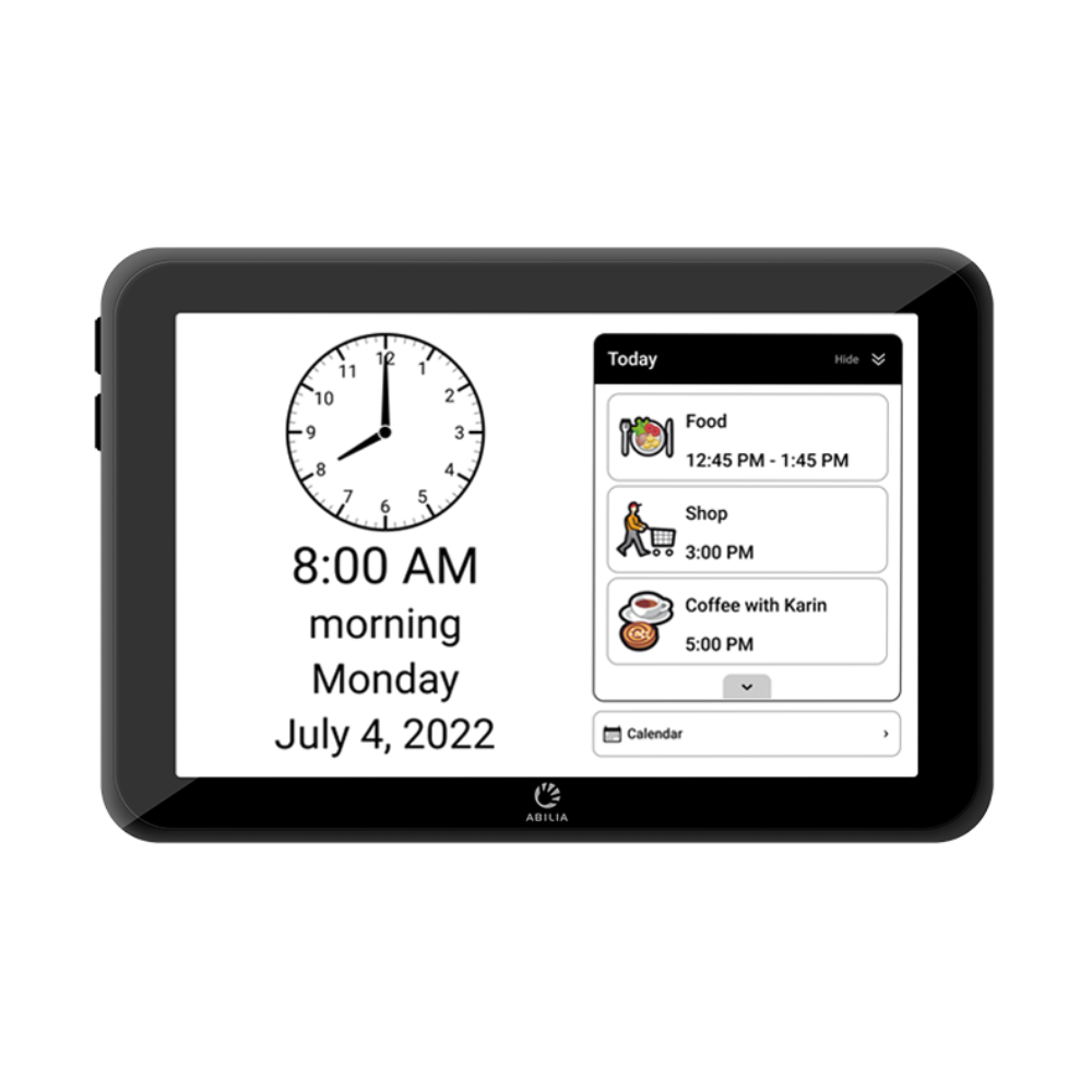 CARY Base - Connected Task Reminder Dementia Clock - PREORDER Available early March