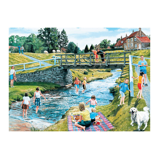Jigsaws in a Tray 35 Piece - Spring Picnic