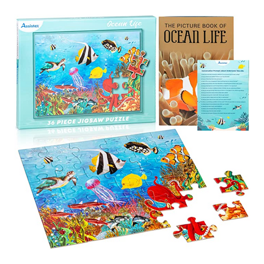 Large Piece: Ocean Life - 36 pcs