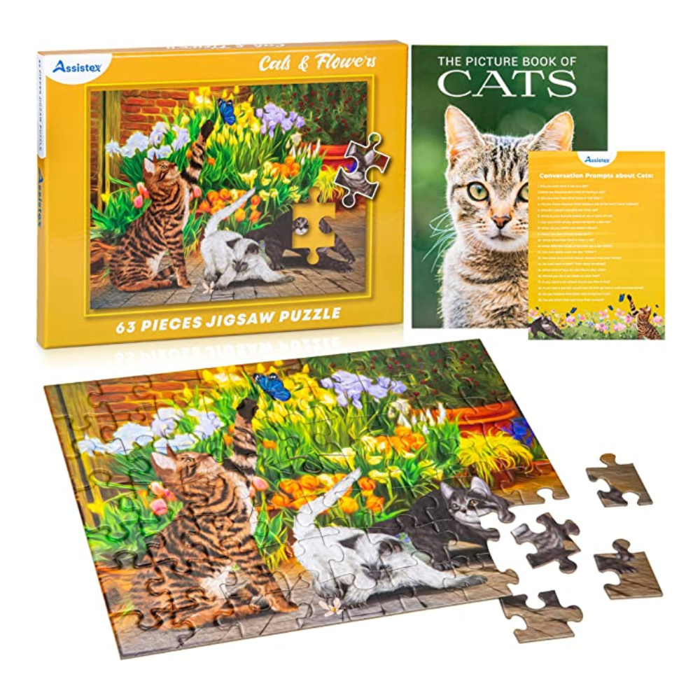 Large Piece Puzzle: Cat - 63 pcs