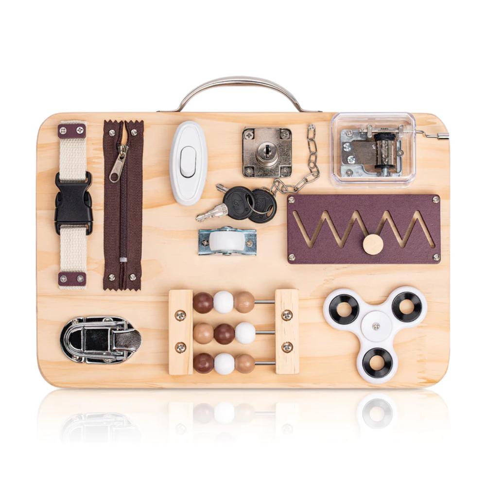 Montessori Wooden Fidget Board
