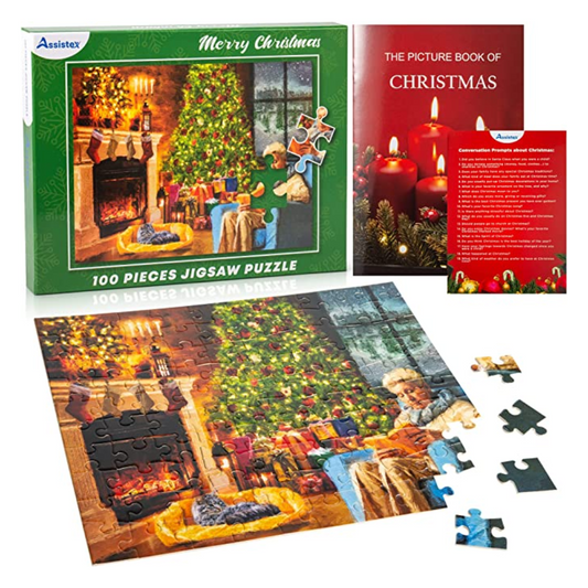 Large Piece Puzzle: Christmas - 100 pcs