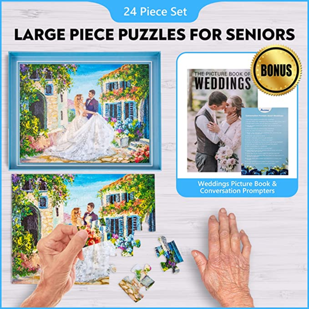 Large Piece Puzzle: Spring Wedding -24 pcs