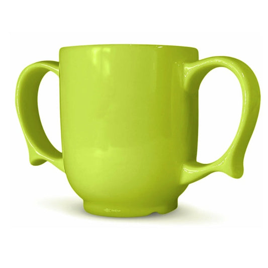 Dementia Alzheimer's Two Handled Drinking Mug (Green)