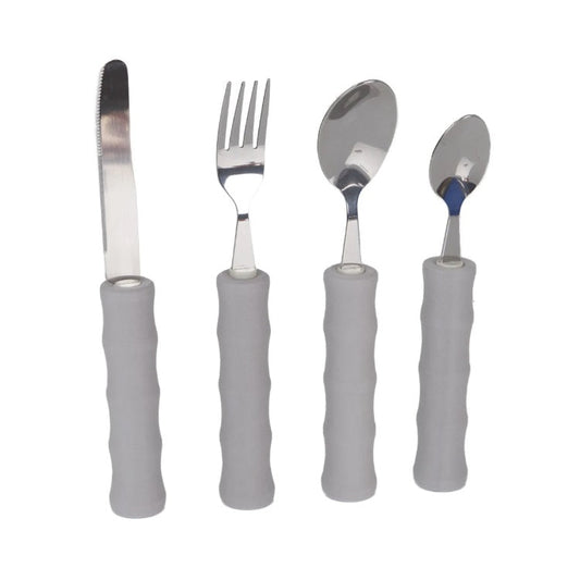 Homecraft Lightweight Foam Handle Cutlery Set (Knife, Fork, Spoon & Teaspoon)