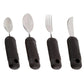 Sure Grip Bendable Utensils Set of 4 (Knife, Fork, Spoon & Teaspoon)