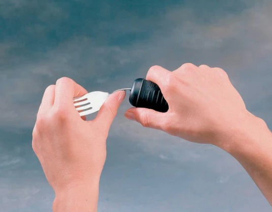 Sure Grip Bendable Utensils Set of 4 (Knife, Fork, Spoon & Teaspoon)