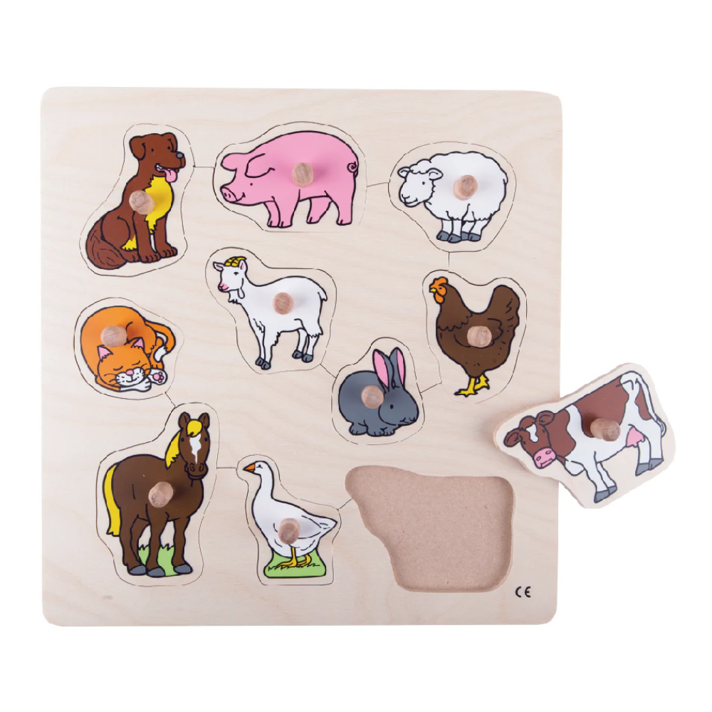 Inlay Board Puzzle - Farm