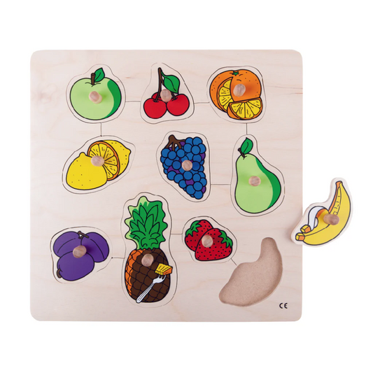 Inlay Board Puzzle - Fruits