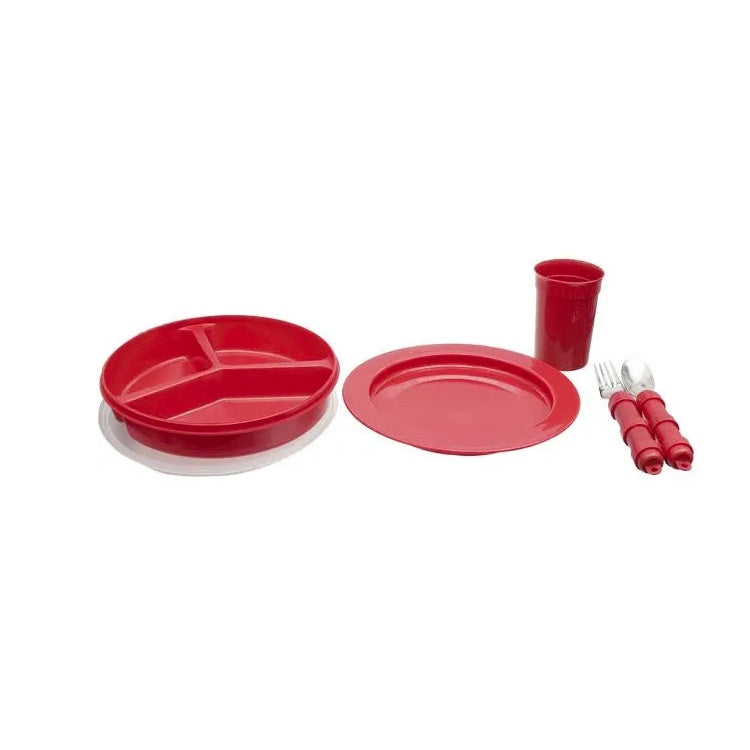 Maddak Redware Tableware Set (Dementia & Alzheimer's Kitchen Set)