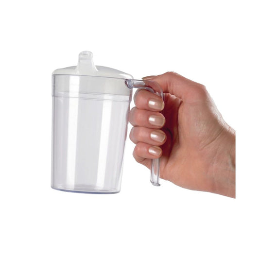 Homecraft Shatterproof Mug 400ml (with Spout and Recessed Lids)