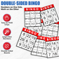 Assistex Large Text Bingo Games for Seniors – 11 Double Sided Board Games for Dementia Patients – Easy to Hold Alzheimer's Games
