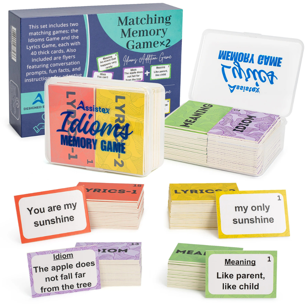 Matching Memory Game - Idioms and Lyrics Addition Game | Dementia Shop ...