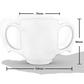 Dementia Alzheimer's Two Handled Drinking Mug (White)