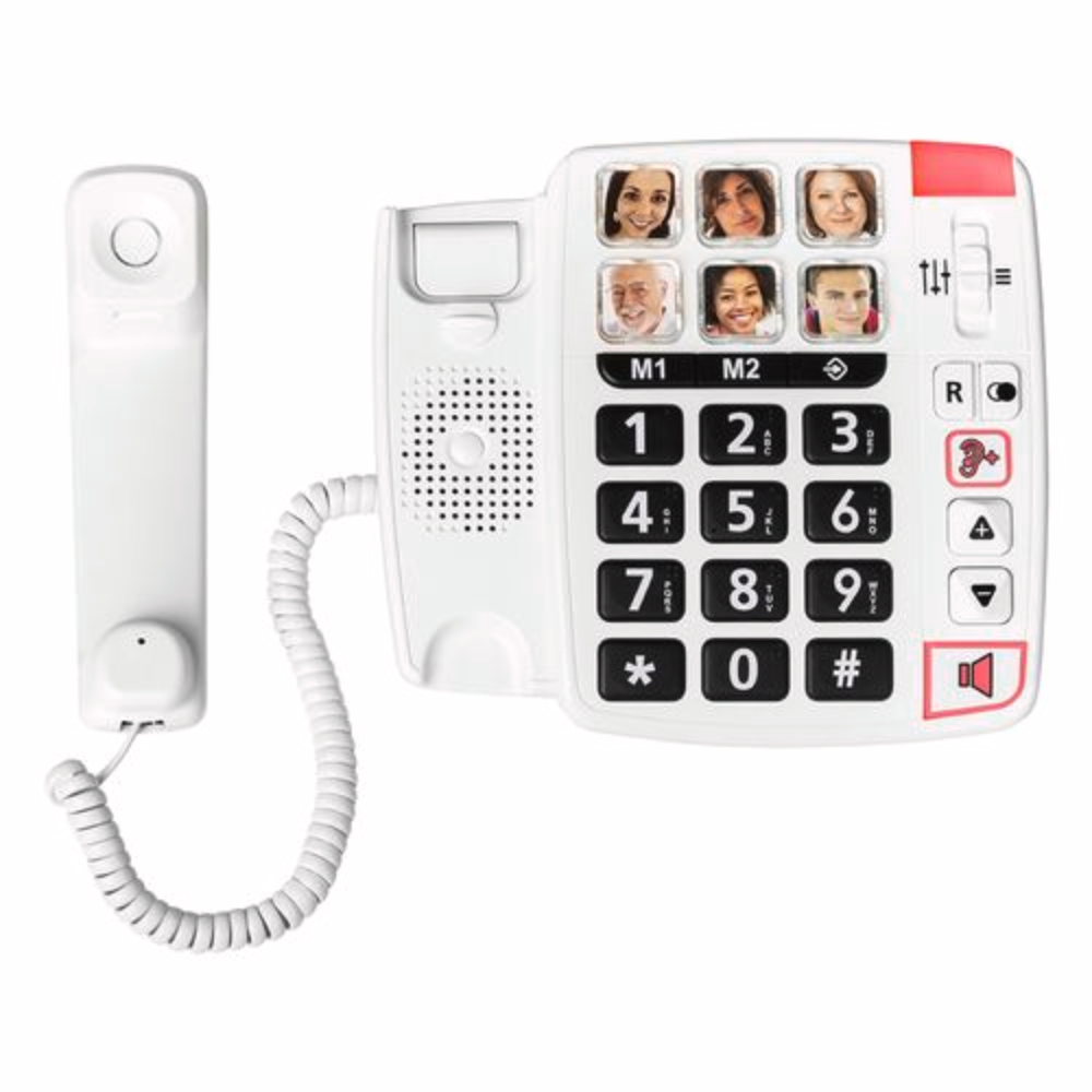 Big Button Amplified Speakerphone With Picture Dialing