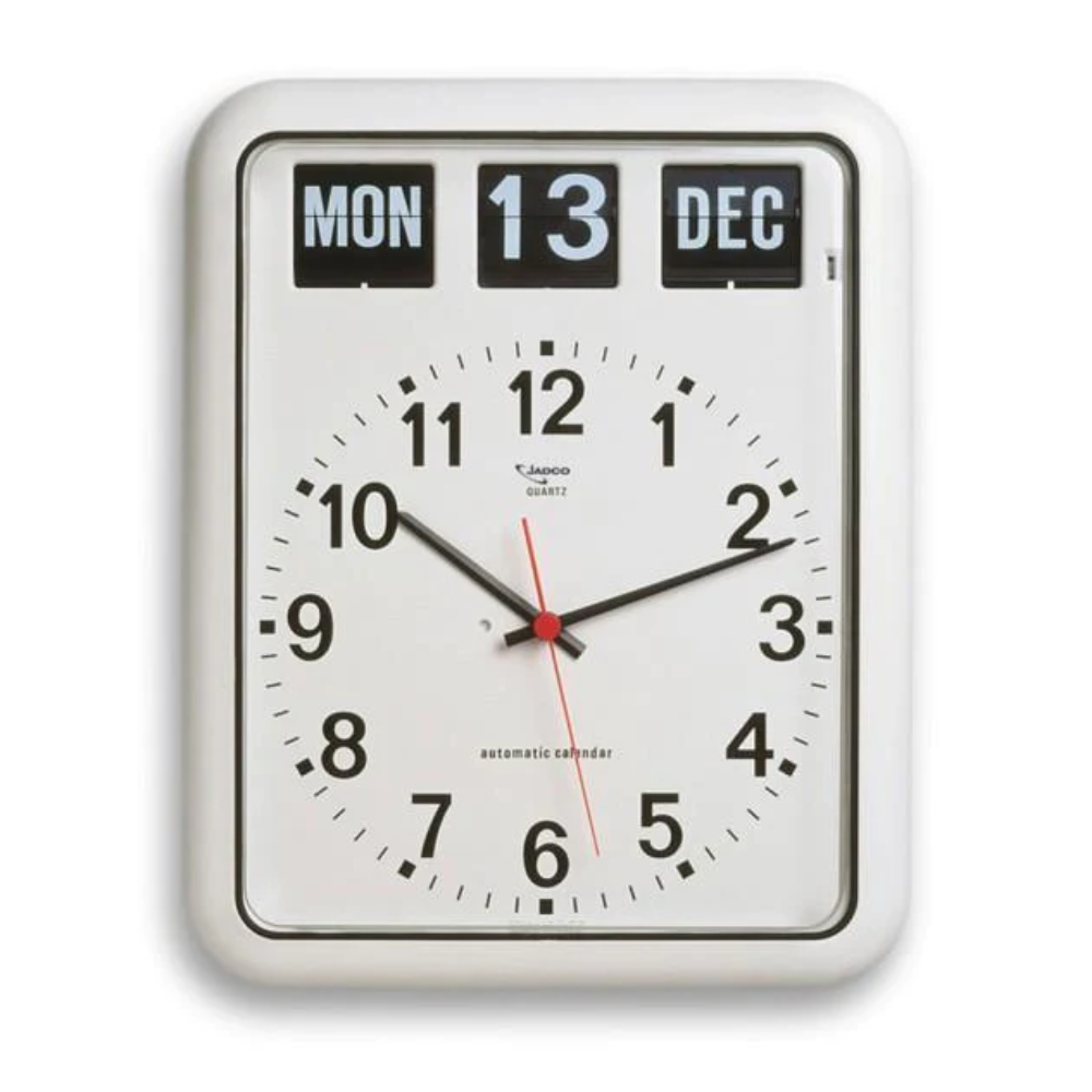 Jadco Large Wall Clock with Calendar
